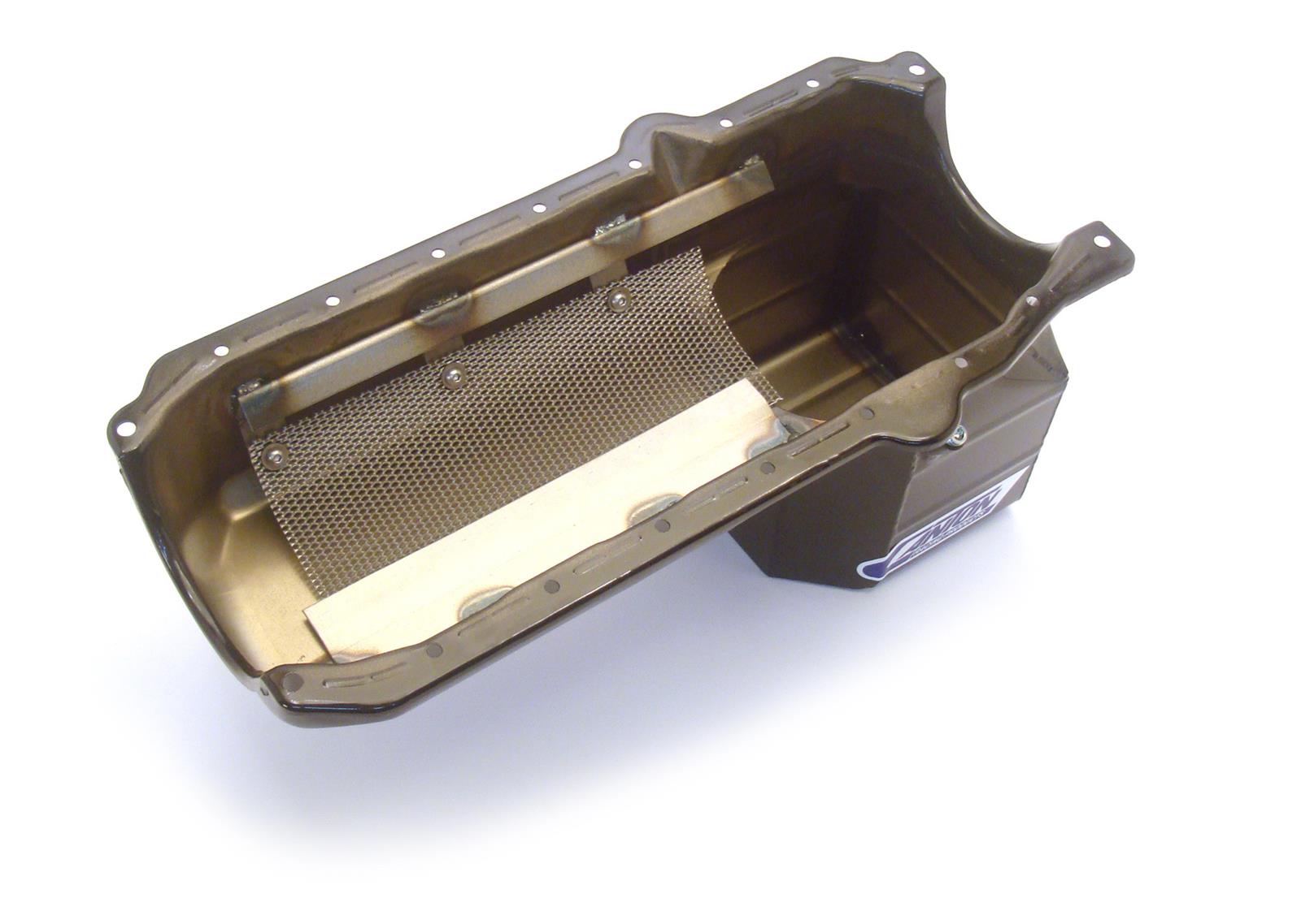 Canton Racing Truck Wet Sump Pans 16-100T Oil Pan, Truck, Steel, Black Powdercoated, 6 qt., Rear Sump, Chevy, 4WD, Small Block, Each thumbnail 3