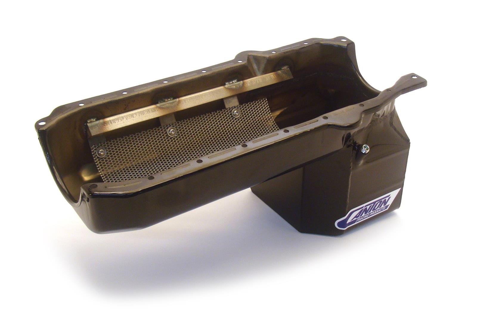 Canton Racing Truck Wet Sump Pans 16-100T Oil Pan, Truck, Steel, Black Powdercoated, 6 qt., Rear Sump, Chevy, 4WD, Small Block, Each thumbnail 4