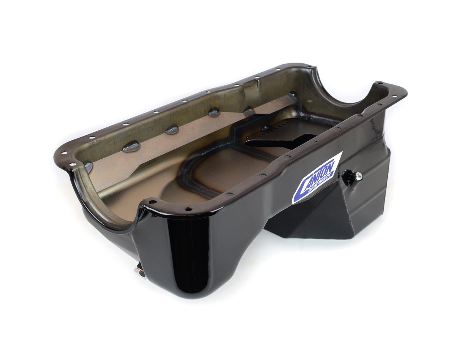 Canton Racing Truck Wet Sump Pans for 1968-1977 BRONCO - 16-620 Oil Pan, Truck, Steel, Black Powdercoated, 6 qt., Rear Sump, Ford, Small Block, Each thumbnail 3
