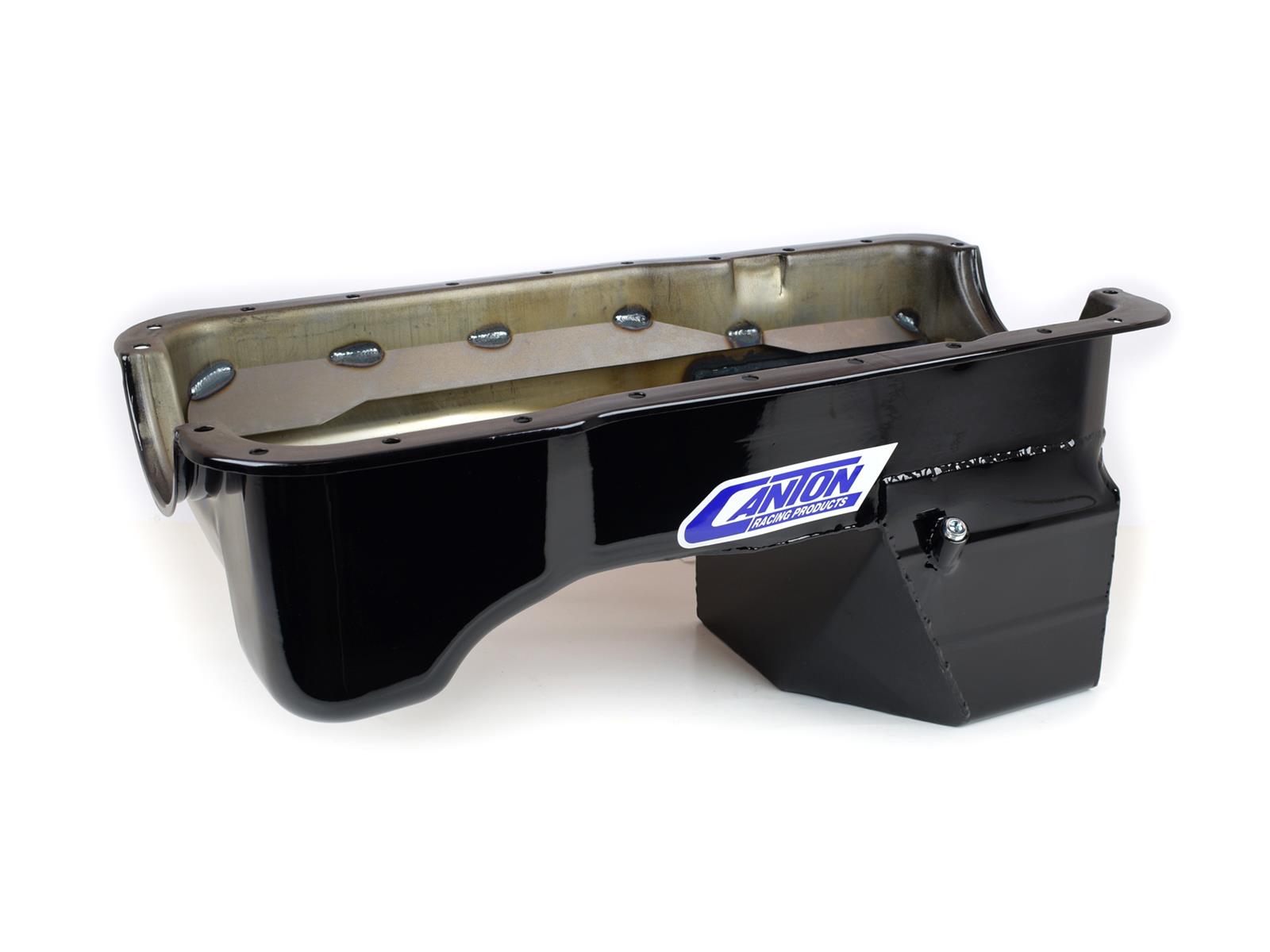 Canton Racing Truck Wet Sump Pans for 1968-1977 BRONCO - 16-620 Oil Pan, Truck, Steel, Black Powdercoated, 6 qt., Rear Sump, Ford, Small Block, Each thumbnail 2