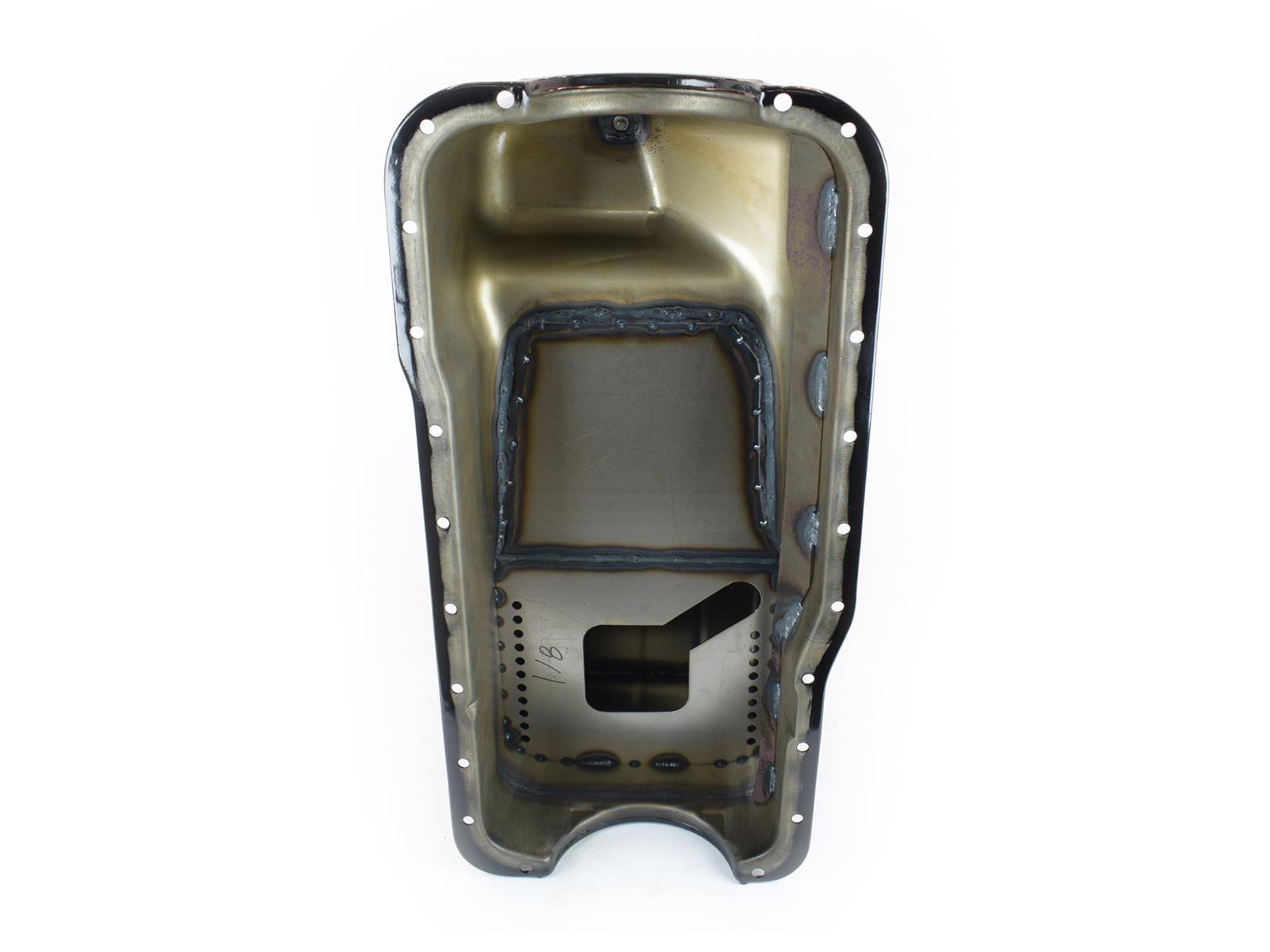 Canton Racing Street/Strip Wet Sump Oil Pans for 1966-1977 BRONCO - 16-670 Pan, Street/Strip, Steel, Black Powdercoated, 6 qt., Rear Sump, Ford, 5.8L, V8, Each thumbnail 4