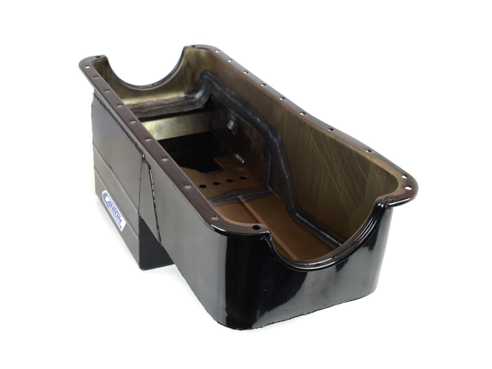 Canton Racing Truck Wet Sump Pans 16-774 Oil Pan, Off-Road, Steel, Black Powdercoated, 7 qt., Rear Sump, Ford, Big Block, Each thumbnail 3