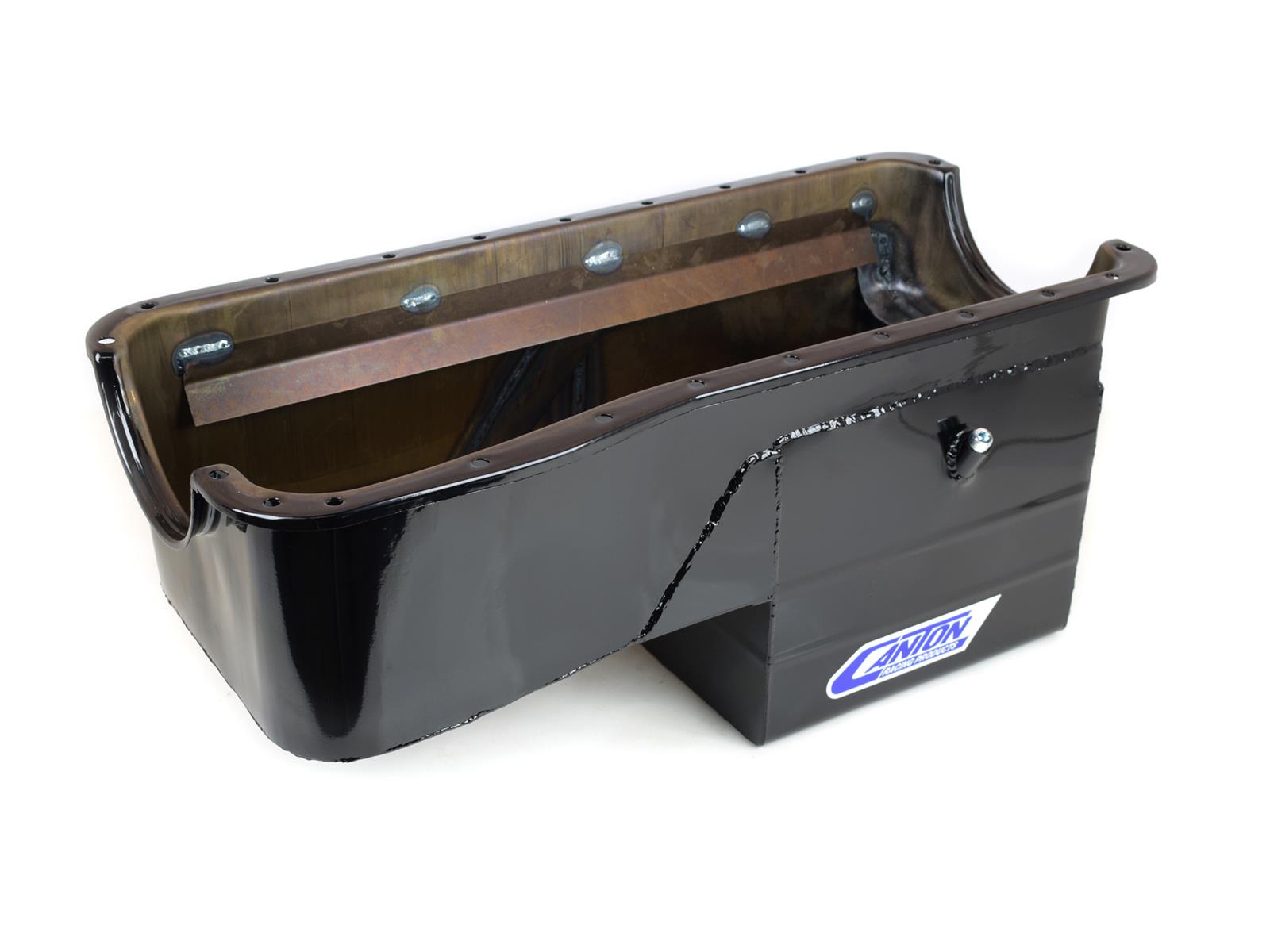 Canton Racing Truck Wet Sump Pans 16-774 Oil Pan, Off-Road, Steel, Black Powdercoated, 7 qt., Rear Sump, Ford, Big Block, Each thumbnail 2