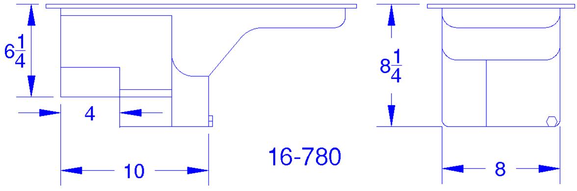 Canton Racing Truck Wet Sump Pans 16-780 Oil Pan, Off-Road, Steel, Black Powdercoated, 7 qt., Rear Sump, Ford Modular V8, Each thumbnail 5