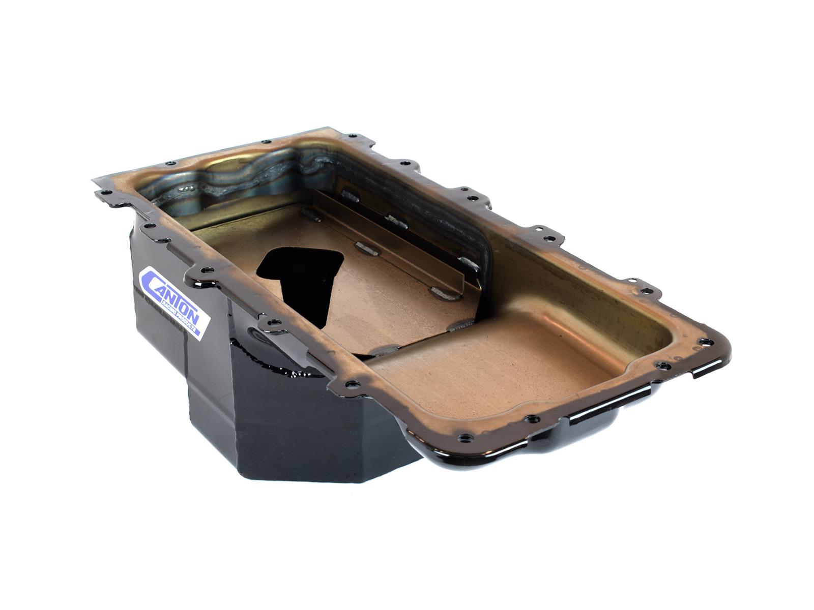 Canton Racing Truck Wet Sump Pans 16-780 Oil Pan, Off-Road, Steel, Black Powdercoated, 7 qt., Rear Sump, Ford Modular V8, Each thumbnail 3