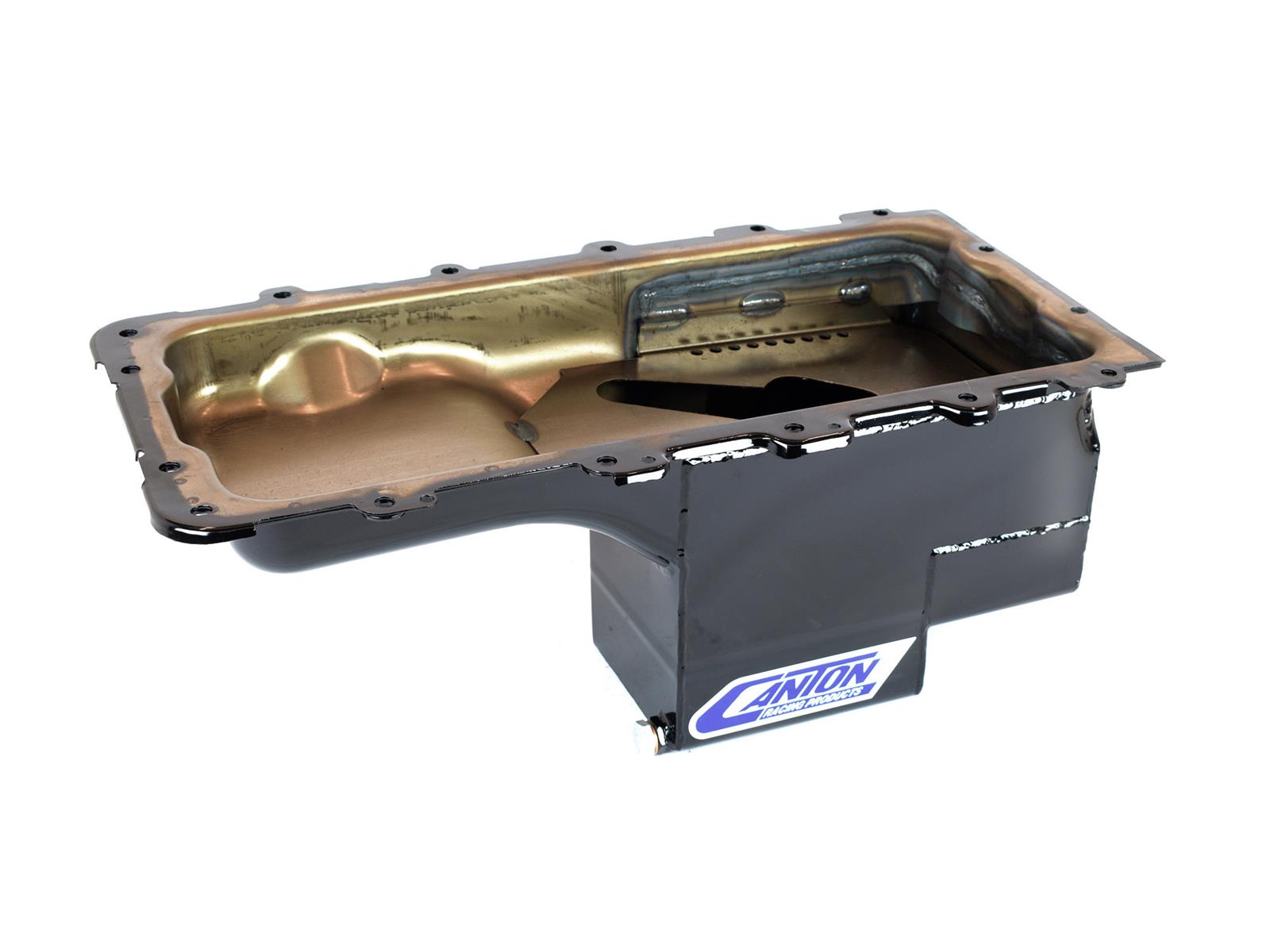 Canton Racing Truck Wet Sump Pans 16-780 Oil Pan, Off-Road, Steel, Black Powdercoated, 7 qt., Rear Sump, Ford Modular V8, Each thumbnail 2
