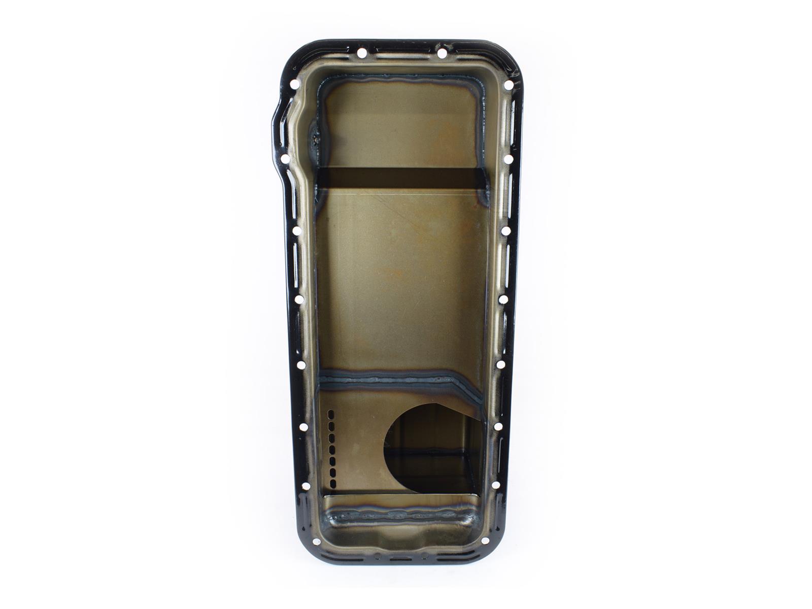 Canton Racing Truck Wet Sump Pans 16-870 Oil Pan, Off-Road, Steel, Black Powdercoated, 6 qt., Rear Sump, Ford, Big Block FE, Each thumbnail 4