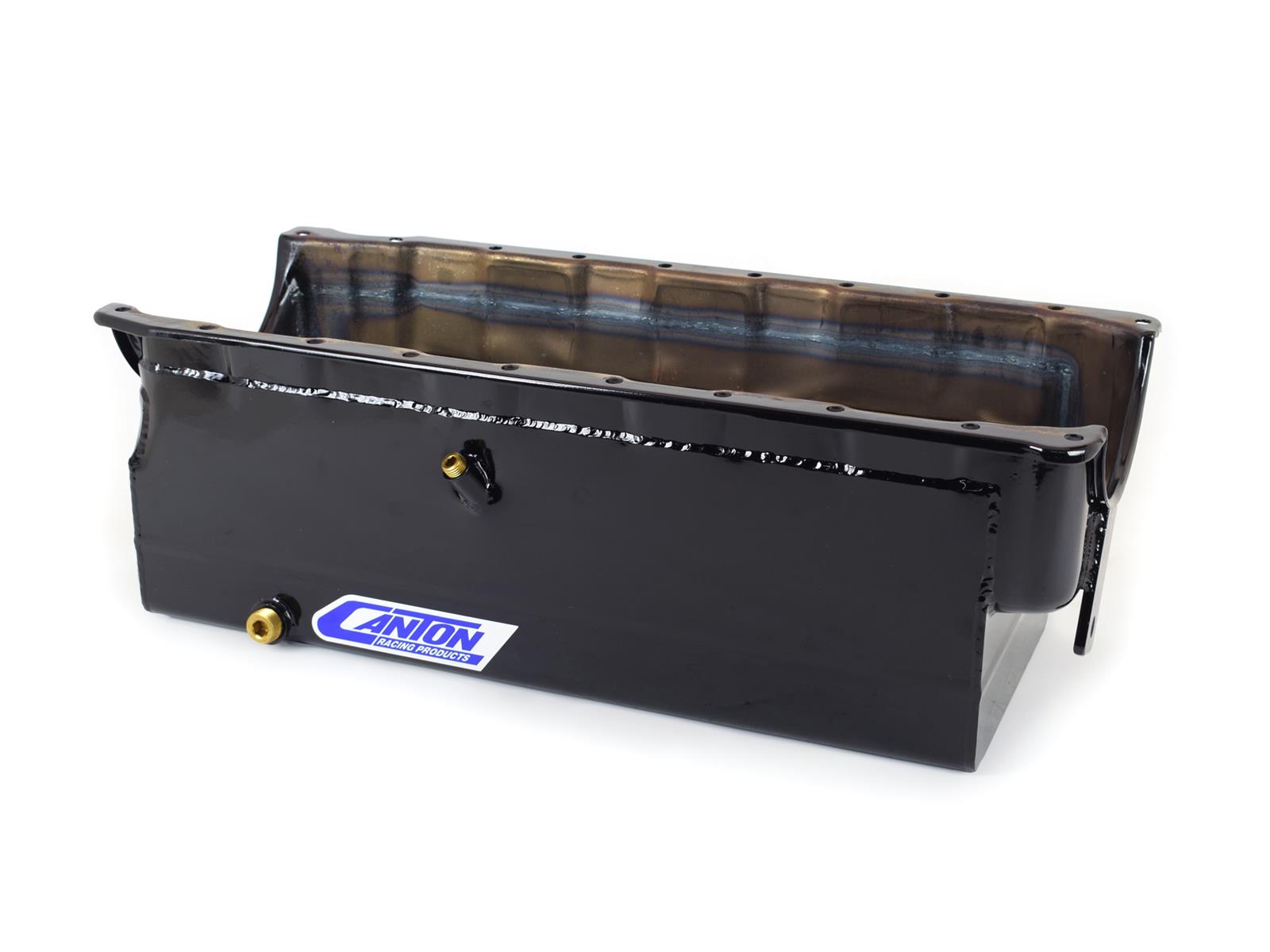 Canton Racing Marine Wet Sump Oil Pans 18-302 Pan, Marine, Steel, Black Powdercoated, 8 qt., Full Sump, Chevy, Big Block, Each
