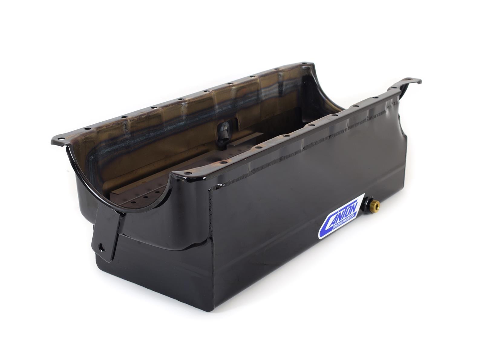 Canton Racing Marine Wet Sump Oil Pans 18-302 Pan, Marine, Steel, Black Powdercoated, 8 qt., Full Sump, Chevy, Big Block, Each thumbnail 4