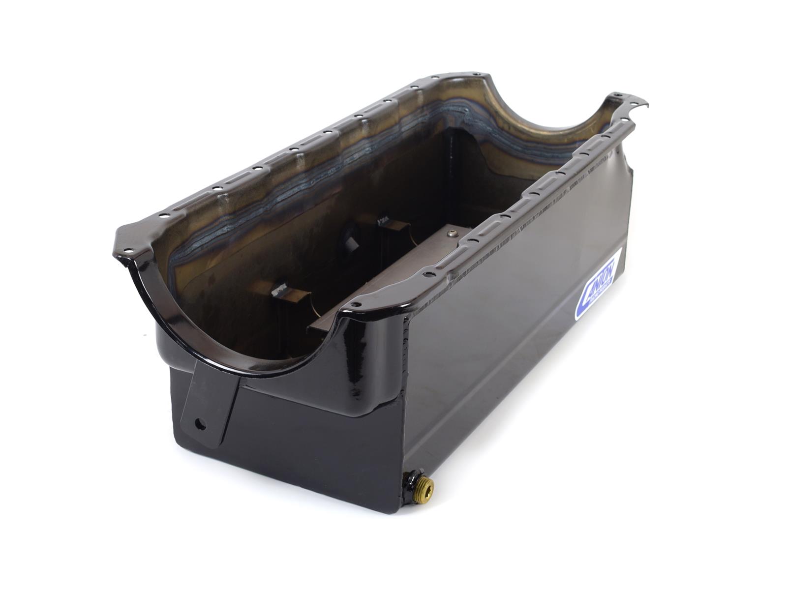 Canton Racing Marine Wet Sump Oil Pans 18-310 Pan, Marine, Steel, Black Powdercoated, 8 qt., Front Sump, Chevy, Big Block, Each thumbnail 4