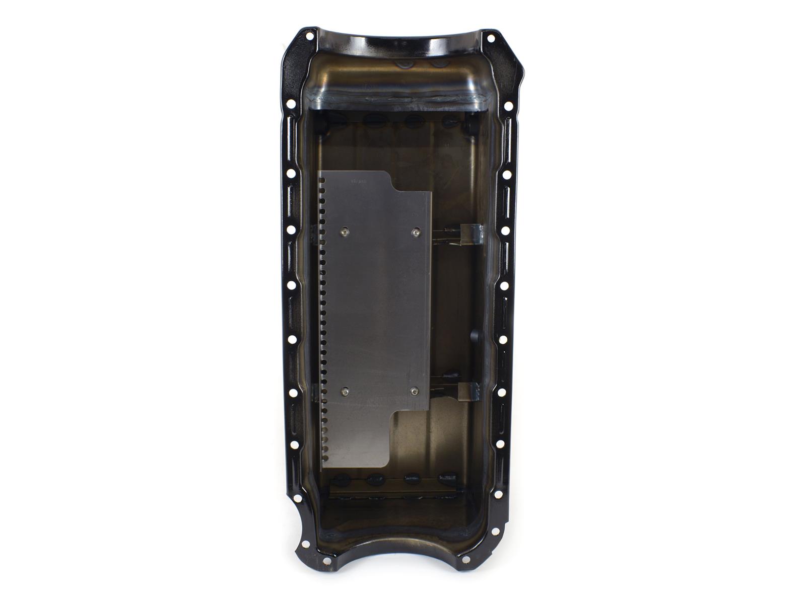 Canton Racing Marine Wet Sump Oil Pans 18-310 Pan, Marine, Steel, Black Powdercoated, 8 qt., Front Sump, Chevy, Big Block, Each thumbnail 3