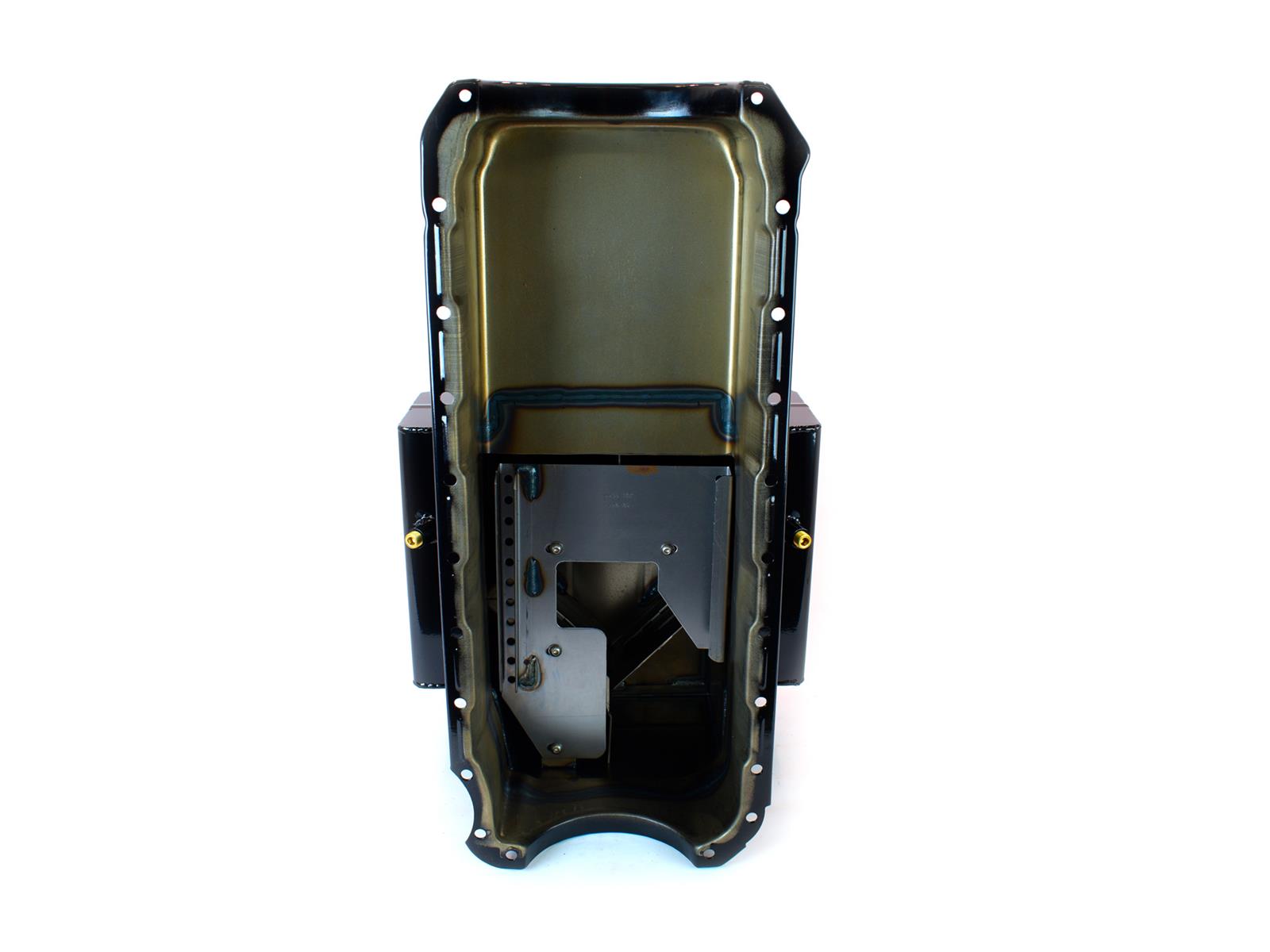 Canton Racing Marine Wet Sump Oil Pans 18-370 Pan, Marine, Steel, Black Powdercoated, 14 qt., Rear Sump, Chevy, Big Block, Each thumbnail 3