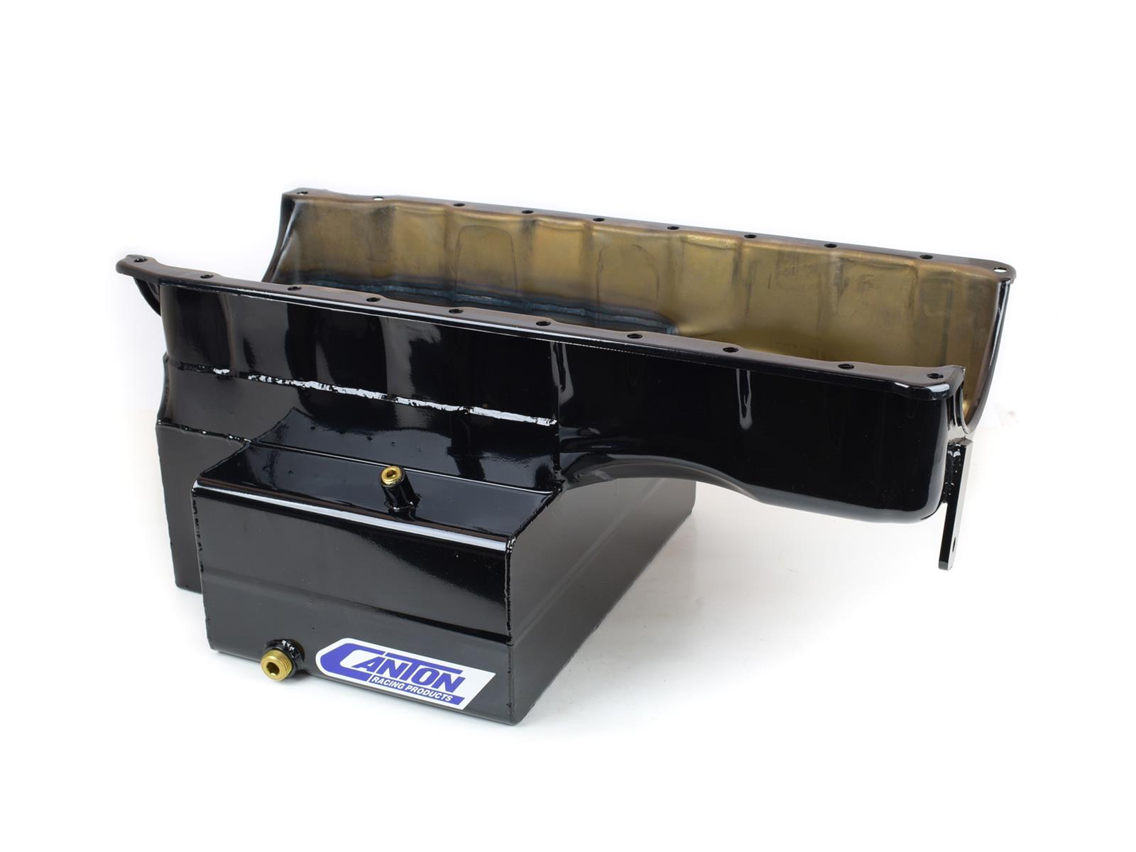 Canton Racing Marine Wet Sump Oil Pans 18-372 Pan, Marine, Steel, Black Powdercoated, 14 qt., Rear Sump, Chevy, 7.4L, Each