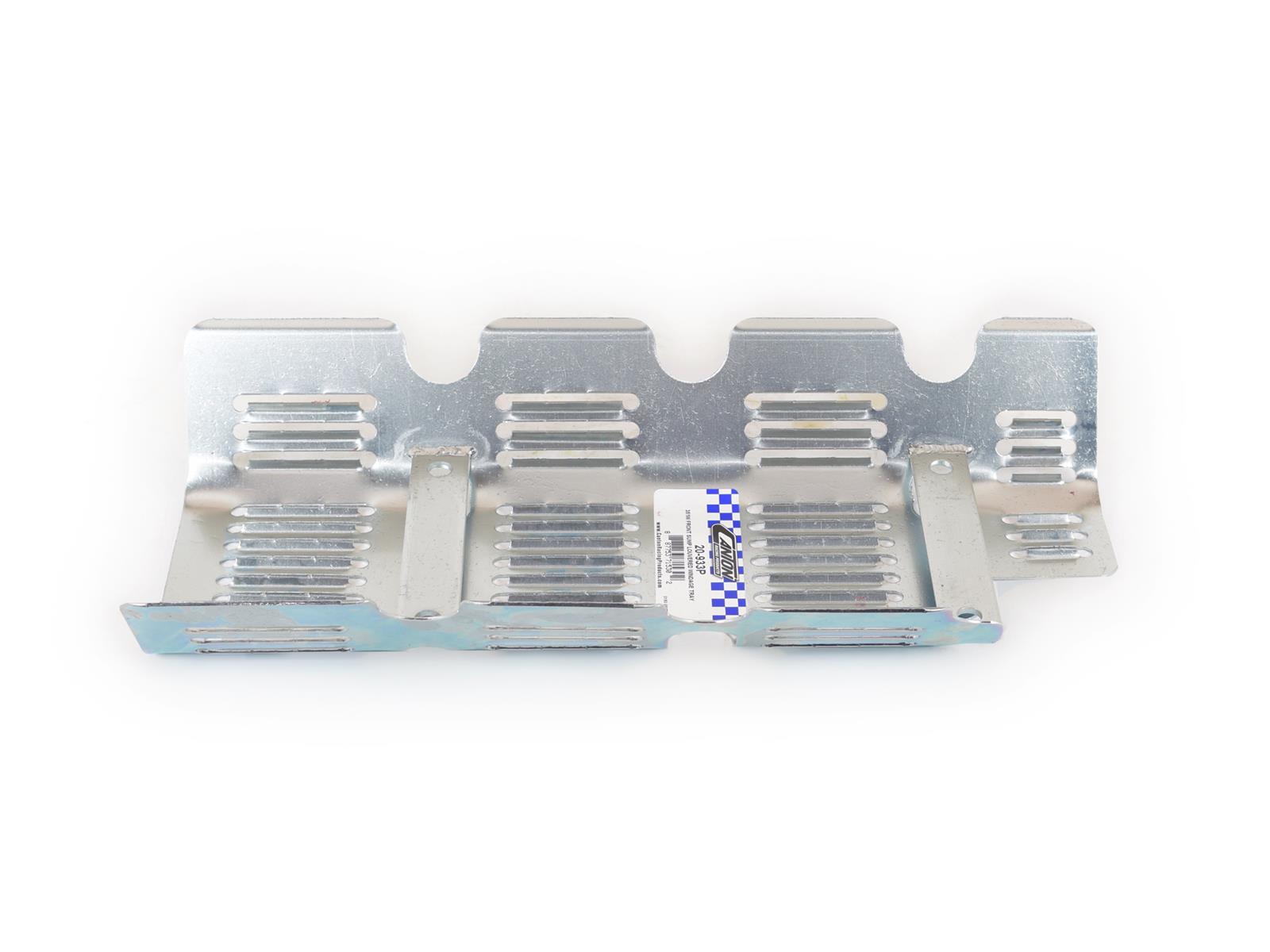Canton Racing Windage Trays 20-933P Tray, Steel, Clear Zinc, Louvered, Front Sump, Ford, Small Block, Each thumbnail 3