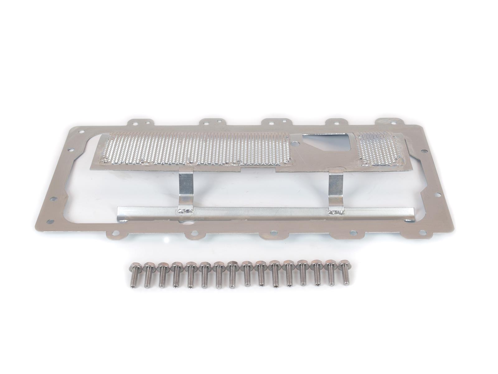 Canton Racing Windage Trays 20-939 Tray, Steel, Clear Zinc, Screened, Rear Sump, Ford, Modular, Each thumbnail 3