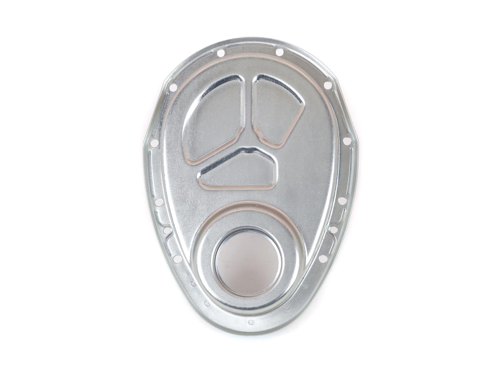 Canton Racing Timing Covers 21-900 Cover, 1-Piece, Steel, Silver, Chevy, Small Block, Each