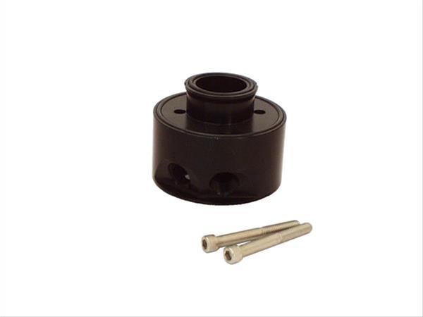 Canton Racing Oil Input Sandwich Adapters 22-560 Adapter, Filter, Bolt-On, Aluminum, Black, 13/16-16 in. Filter Thread, 1/2 in. NPT Inlet/Outlet, Each thumbnail 2