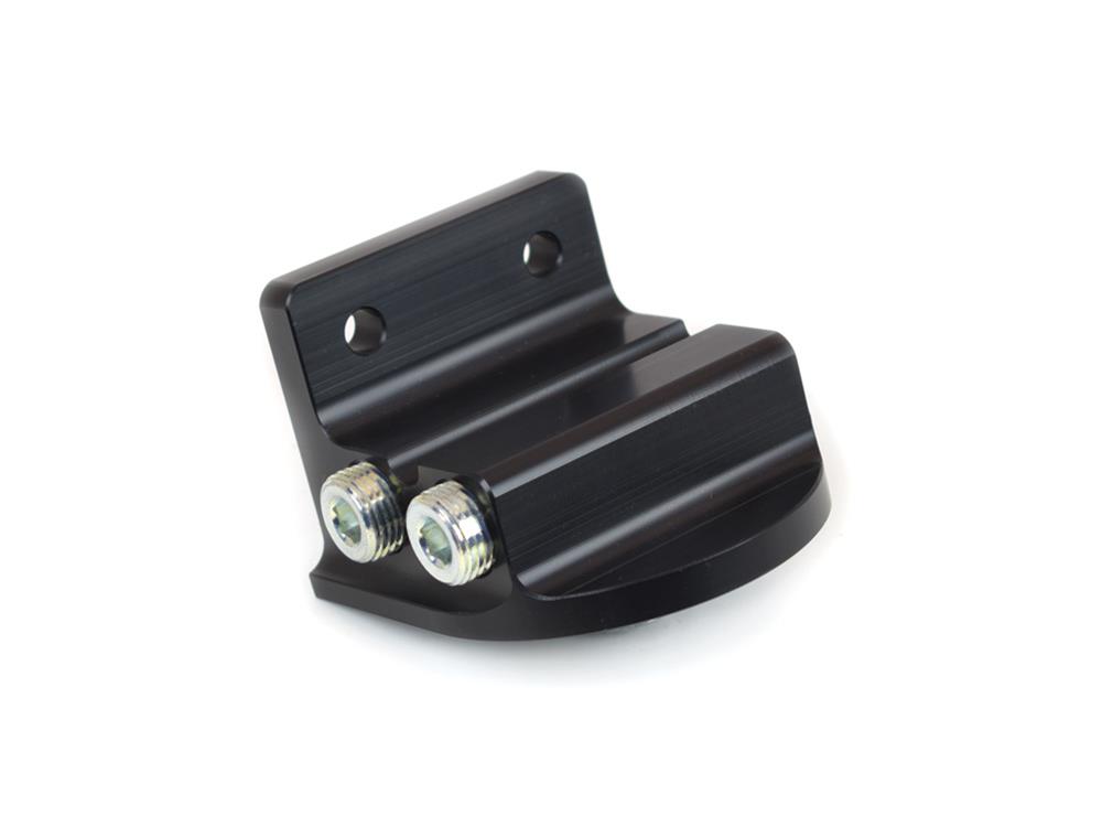 Canton Racing Remote Oil Filter Mounts 22-622 Mount, Remote, Single Bracket Style, Billet Aluminum, Black Anodized, 1/2 in. NPT Female Threads thumbnail 3