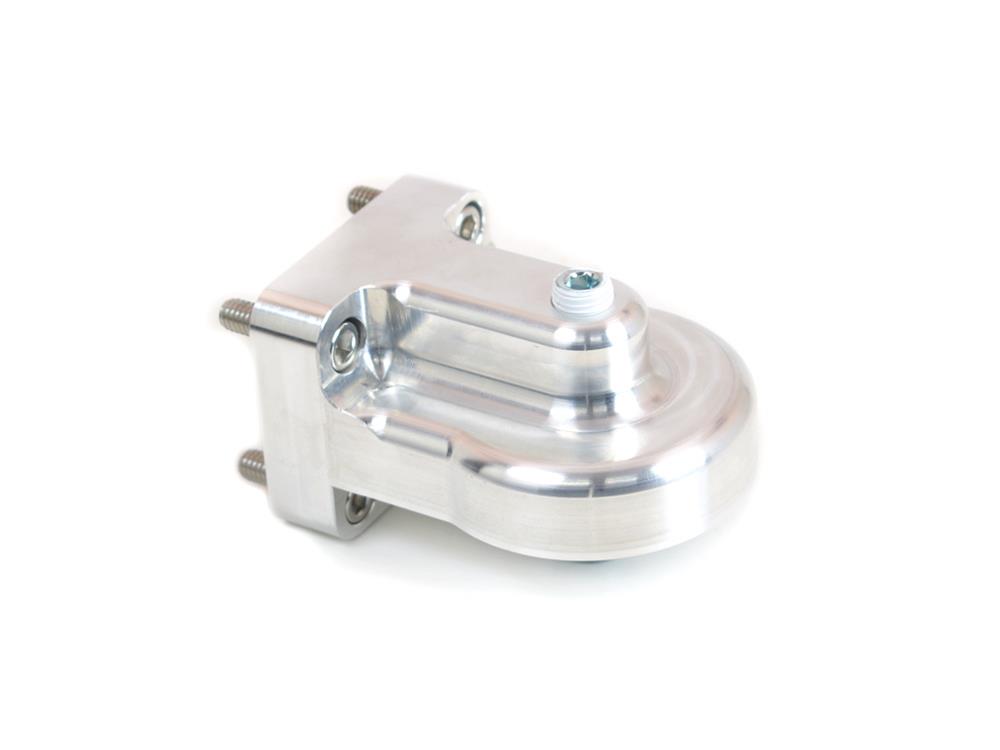 Canton Racing Oil Filter Mounts 22-628 Mount, Single, Billet Aluminum, Polished, 3/4-16 in. Thread Size, Kit