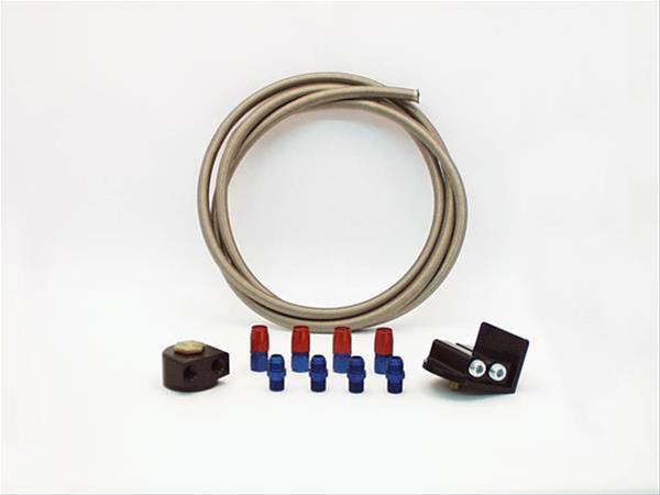 Canton Racing Remote Oil Filter Kits 22-826 Relocation Kit, Single Filter, 3/4-16 in. Threads, 3/4-16 in. Engine Threads, Kit thumbnail 2