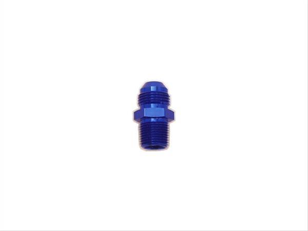 Canton Racing NPT to AN Adapter Fittings 23-234A Fitting, Adapter, NPT, Straight, Aluminum, Blue Anodized, -8 AN, 3/8 in. NPT, Each thumbnail 3
