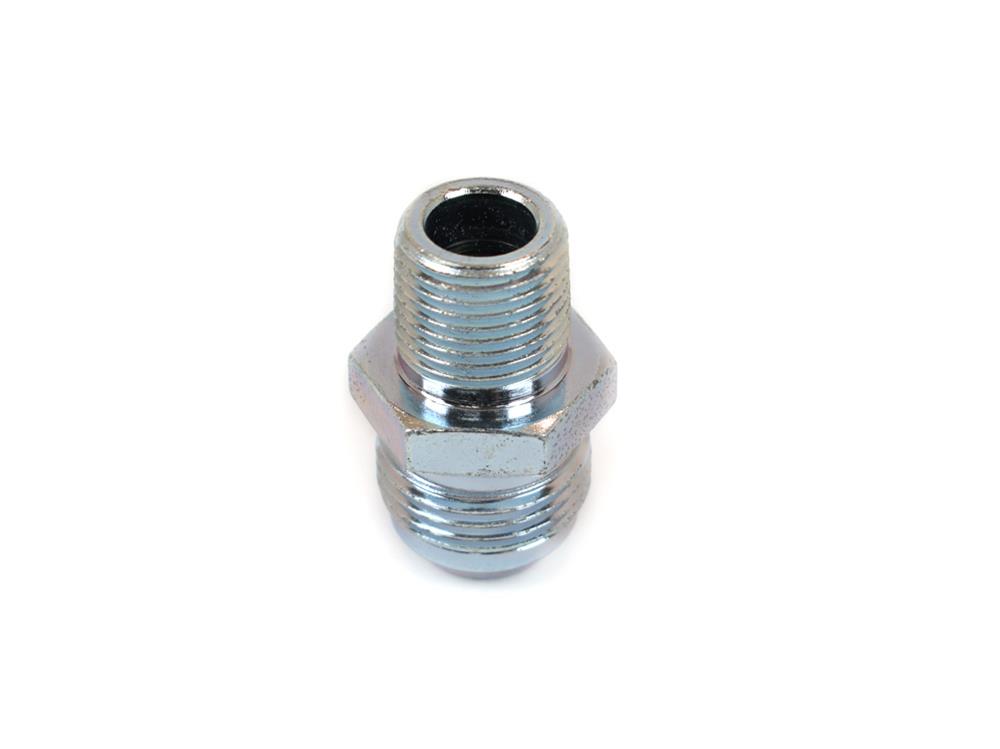 Canton Racing NPT to AN Adapter Fittings 23-246 Fitting, Adapter, NPT, Straight, Steel, Natural, -12 AN, 1/2 in. NPT, Each thumbnail 2