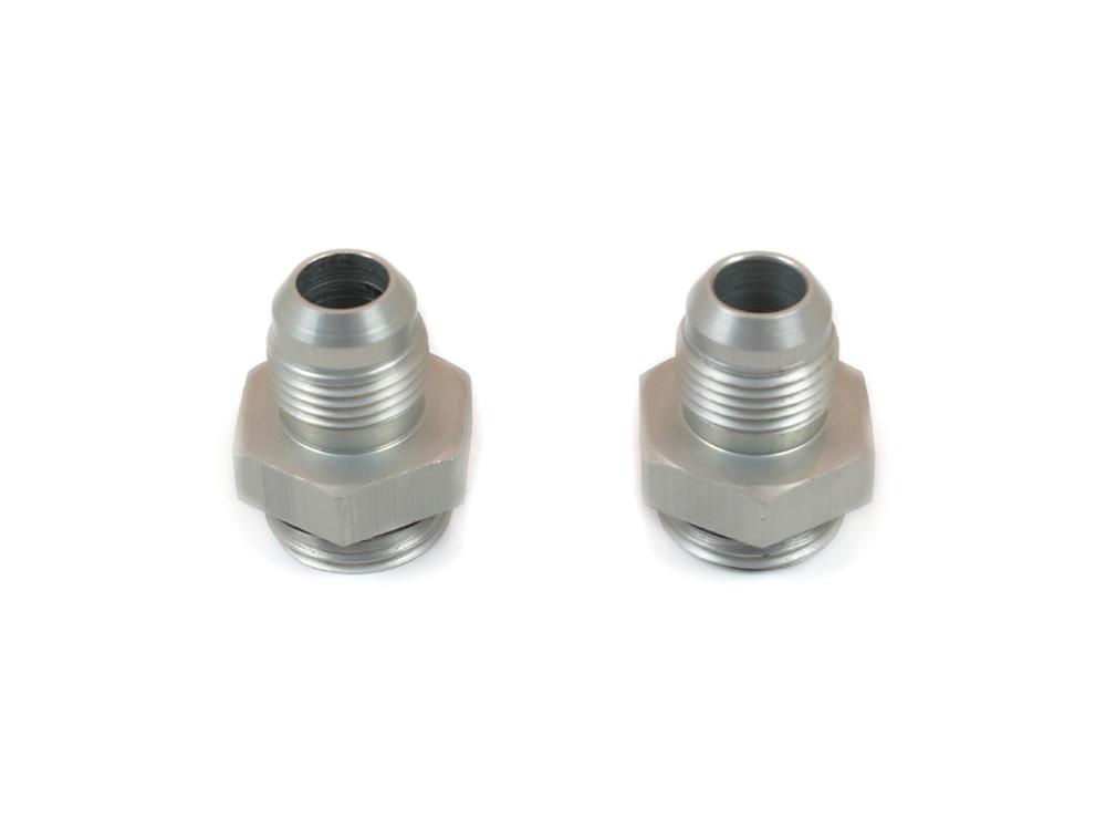 Canton Racing O-Ring Port Adapter Fittings 23-465A Fitting, Adapter, AN to Straight Cut, Straight, Aluminum, Natural, -10 AN, -12 AN, Pair thumbnail 2