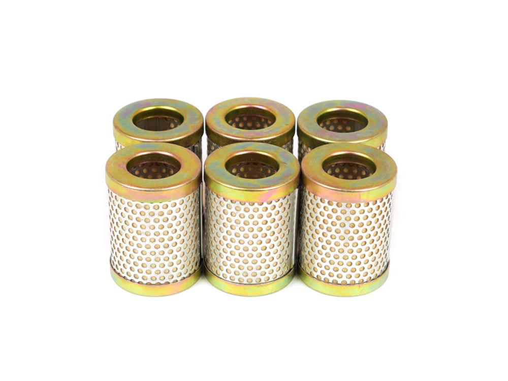 Canton Racing CM Replacement Oil Filter Elements 26-020 Elements, Replacement, Canister, 8 microns, Synthetic Fiber, 2.625 in. Height, Set of 6