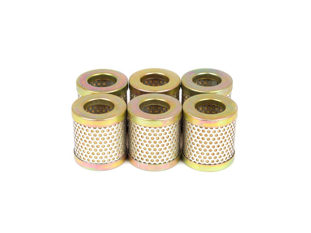 Canton Racing CM Replacement Oil Filter Elements 26-220 Elements, Synthetic, 8 Micron, 2.25 in. Height, Fits 3.4 in. Long Housing, Set of 6