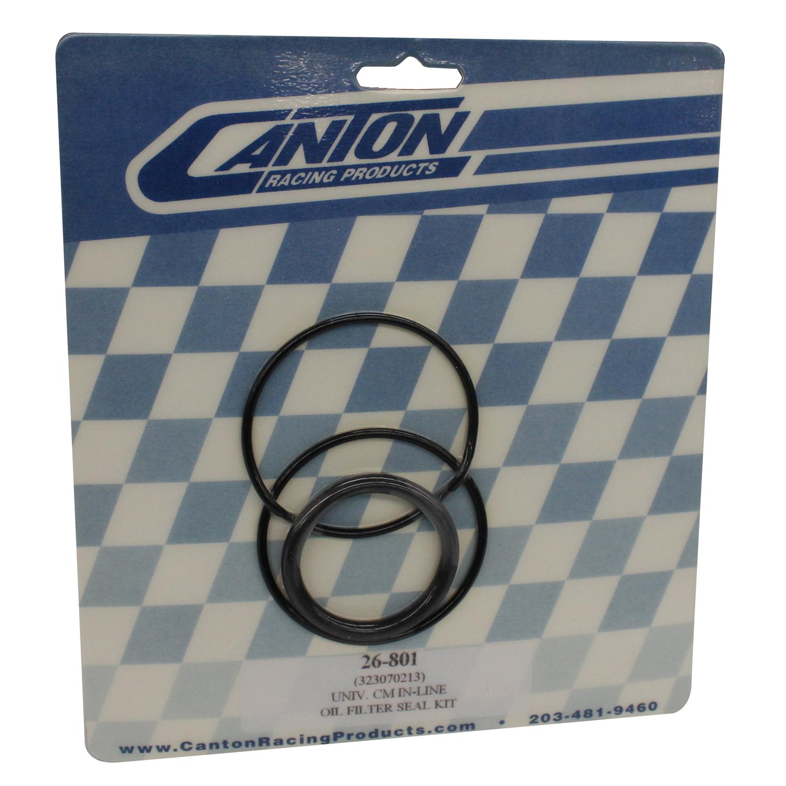 Canton Racing Oil Filter Seal Kits 26-801 Seal, Rubber, Inline Filters, Each thumbnail 2