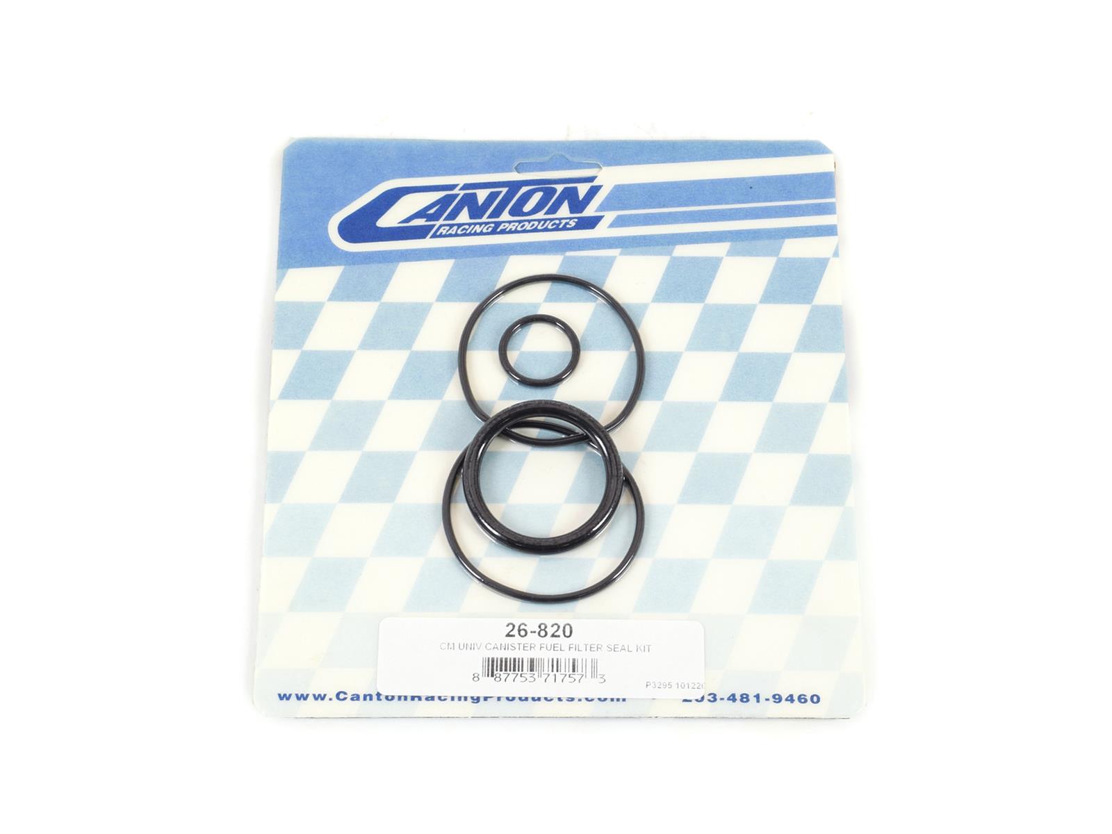 Canton Racing CM Fuel Filter Seal Kits 26-820 Filter, Replacement Parts, Kit