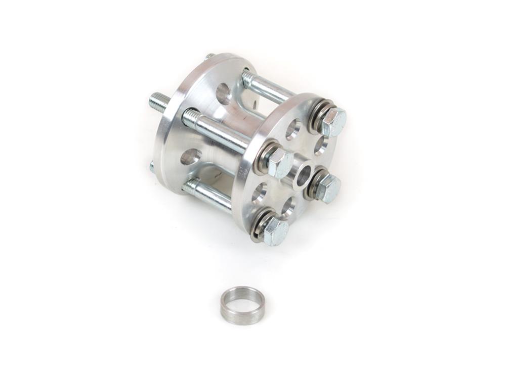 Canton Racing Fan Spacers 75-620 Spacer, Aluminum, Natural, 2 in., Bolts, Washers, Kit