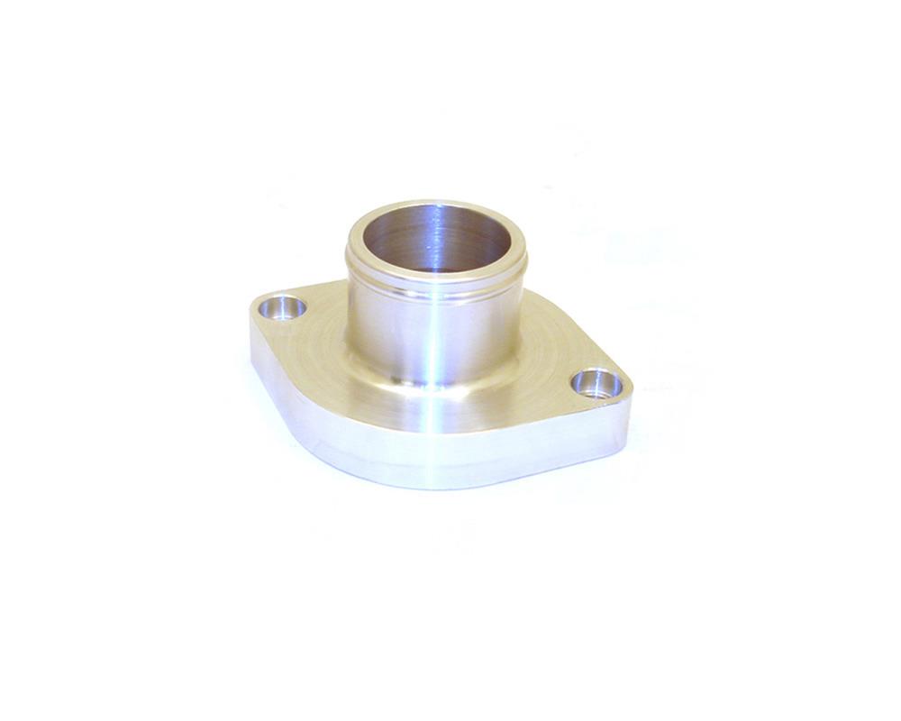 Canton Racing Billet Aluminum Water Necks 80-022 Neck, Aluminum, Natural, Straight Up, 1.50 in. Inlet Diameter, Chevy, 4.8L LS, 5.3L LS, 6.0L LS