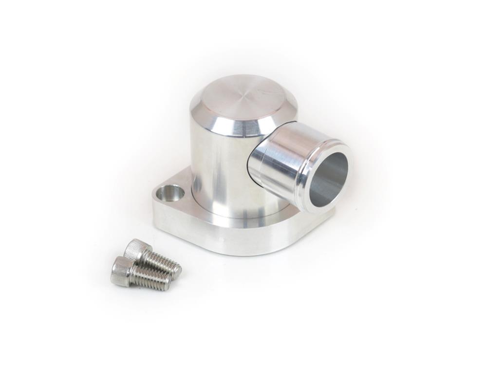 Canton Racing Billet Aluminum Water Necks 80-051 Neck, Aluminum, Polished, 90 Degree, Pontiac, Each