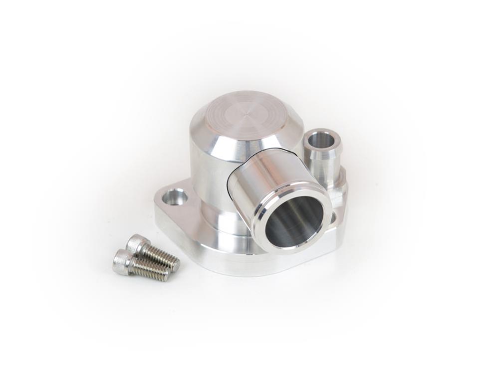 Canton Racing Billet Aluminum Water Necks 80-056 Neck, Aluminum, Polished, 90 Degree, Ford, Small Block, Each