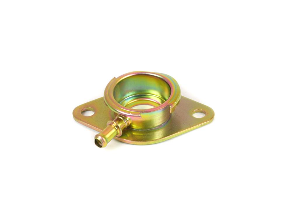 Canton Racing Universal Replacement Filler Necks for use with Radiator-Style Cap 80-090 Water Neck, Steel, Gold Iridited, Radiator Filler, Chevy, Big/Small Block, Each