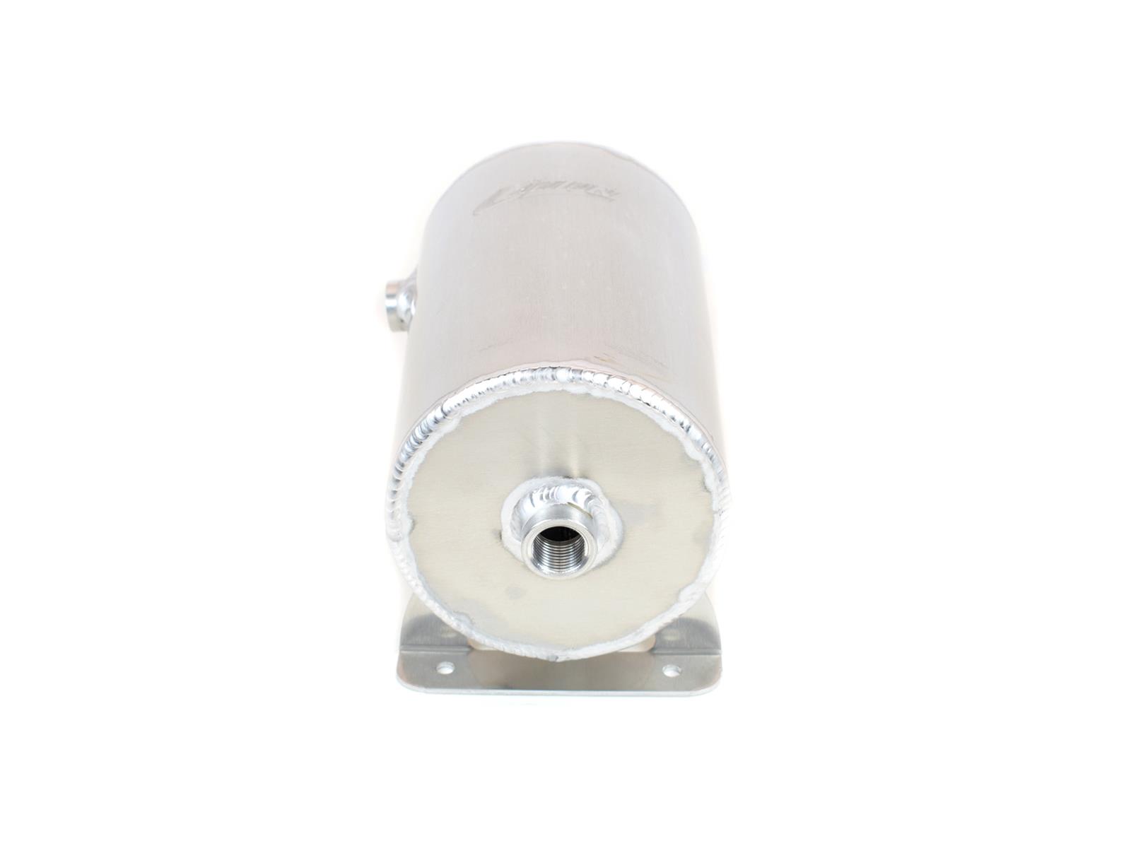 Canton Racing Coolant Expansion and Recovery Tanks 80-200R Overflow Tank, 2.5 qt., Round, Aluminum, Natural, 3/8 in. NPT Inlet, Universal, Kit thumbnail 4