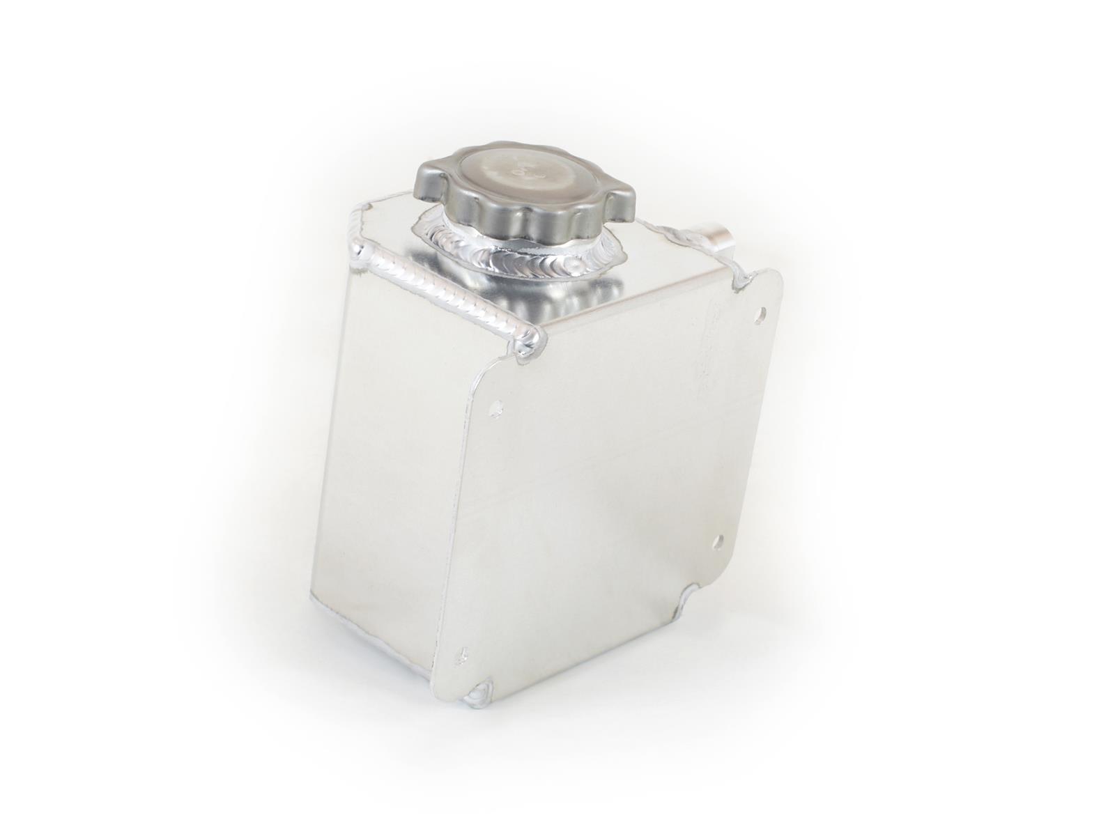 Canton Racing Coolant Recovery/Overflow Catch/Fill Tanks 80-201C Overflow Tank, 1.75 qt., Chamfered, 6.0 in. Tall, 4.5 in. Wide, 4.5 in. Deep, Aluminum, 1/4 in. NPT Inlet, Universal, Kit thumbnail 5