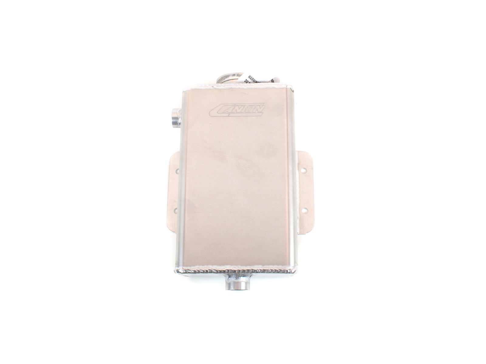 Canton Racing Coolant Expansion Fill Tanks 80-202 Overflow Tank, 2 qt., Rectangular, Aluminum, Natural, 3/8 in. NPT Inlet, Universal, Kit thumbnail 4