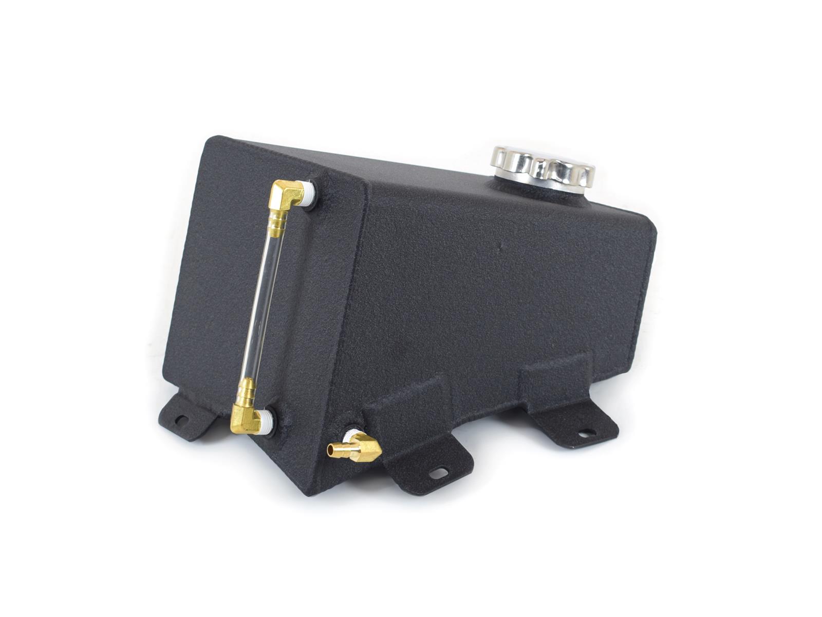 Canton Racing Coolant Expansion and Recovery Tanks 80-218BLK ALUMINUM EXPANSION TANK FOR 78-88 GM G BODY