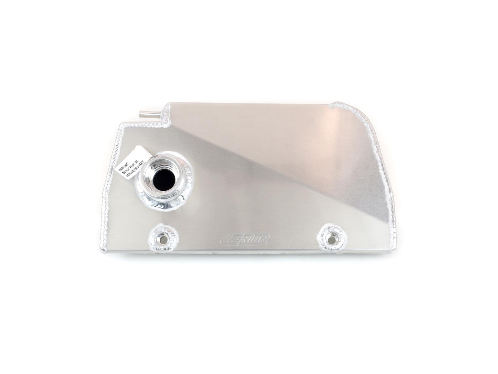 Canton Racing Coolant Expansion and Recovery Tanks for 1997-2004 CORVETTE - 80-225 Overflow Tank, Rectangular, Aluminum, Natural, 5/16 in. Hose Barb Inlet, Chevy, Kit