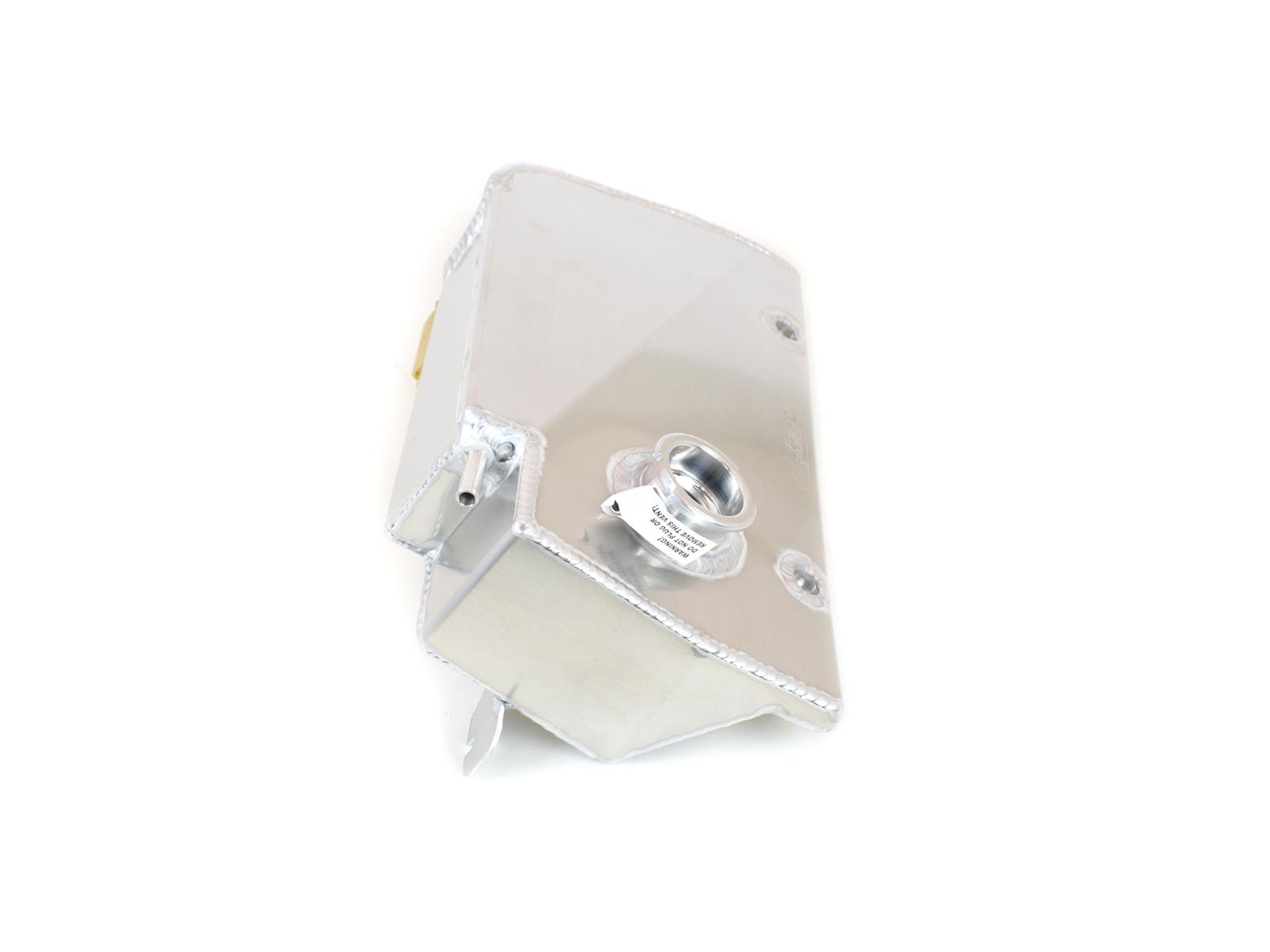 Canton Racing Coolant Expansion and Recovery Tanks for 1997-2004 CORVETTE - 80-225 Overflow Tank, Rectangular, Aluminum, Natural, 5/16 in. Hose Barb Inlet, Chevy, Kit thumbnail 2