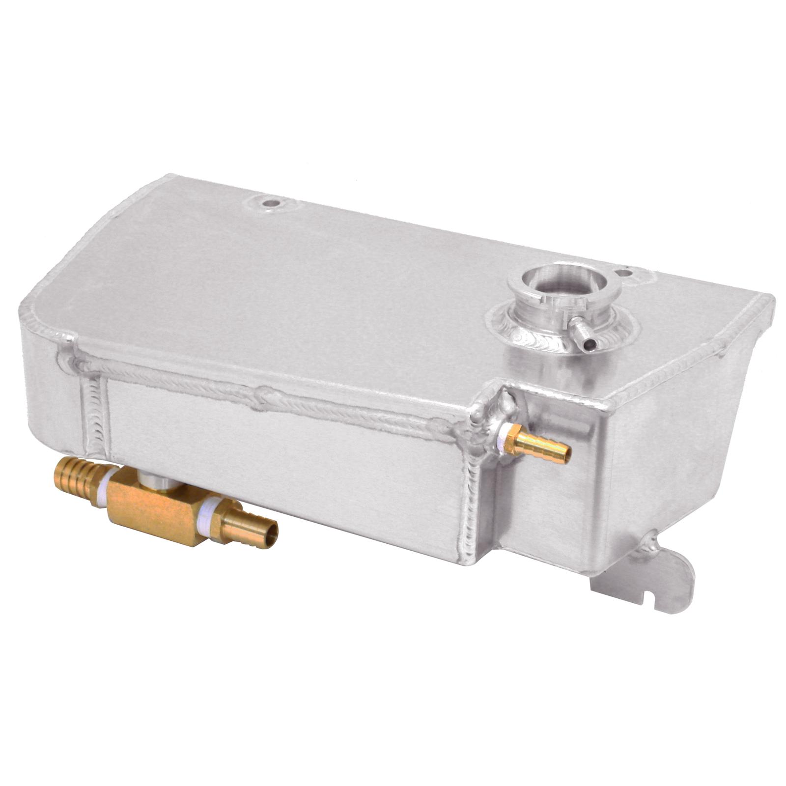 Canton Racing Coolant Expansion and Recovery Tanks for 1997-2004 CORVETTE - 80-225 Overflow Tank, Rectangular, Aluminum, Natural, 5/16 in. Hose Barb Inlet, Chevy, Kit thumbnail 5
