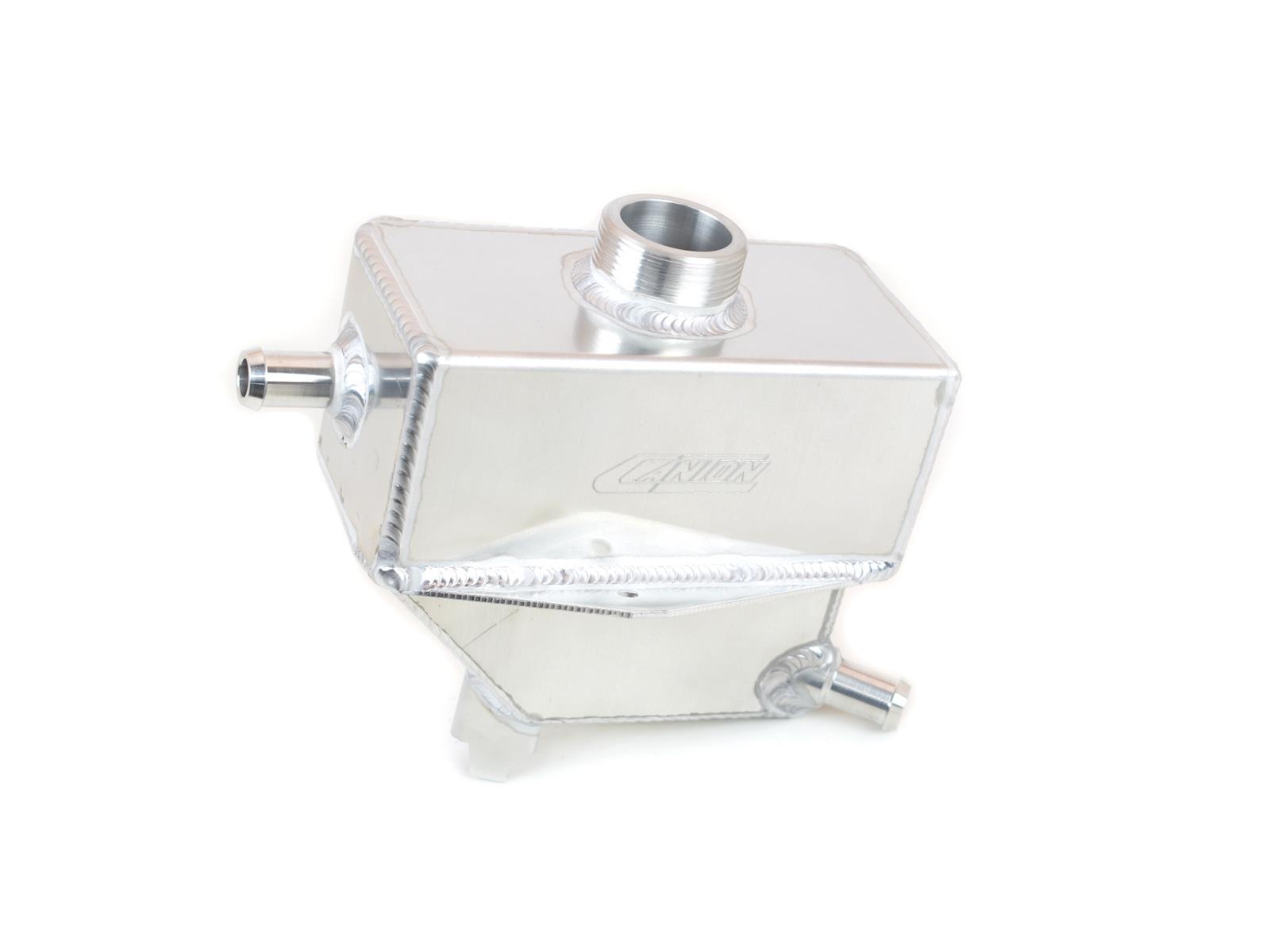 Canton Racing Supercharger Coolant Tanks for 2007-2012 MUSTANG - 80-234S Recovery Tank, Coolant, Aluminum, Natural, Ford, Each thumbnail 3