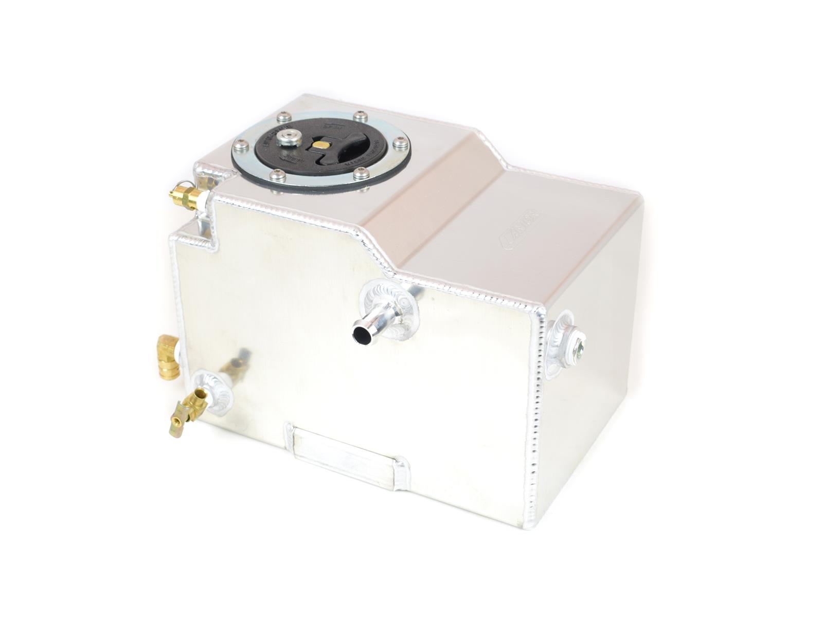 Canton Racing Supercharger Coolant Tanks for 1996-2004 MUSTANG - 80-235ND Recovery Tank, Coolant, Aluminum, Natural, Ford, Battery Box Mount, Street Only, Each thumbnail 5