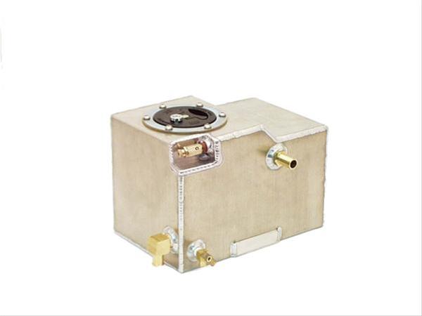 Canton Racing Supercharger Coolant Tanks for 1996-2004 MUSTANG - 80-235ND Recovery Tank, Coolant, Aluminum, Natural, Ford, Battery Box Mount, Street Only, Each thumbnail 6