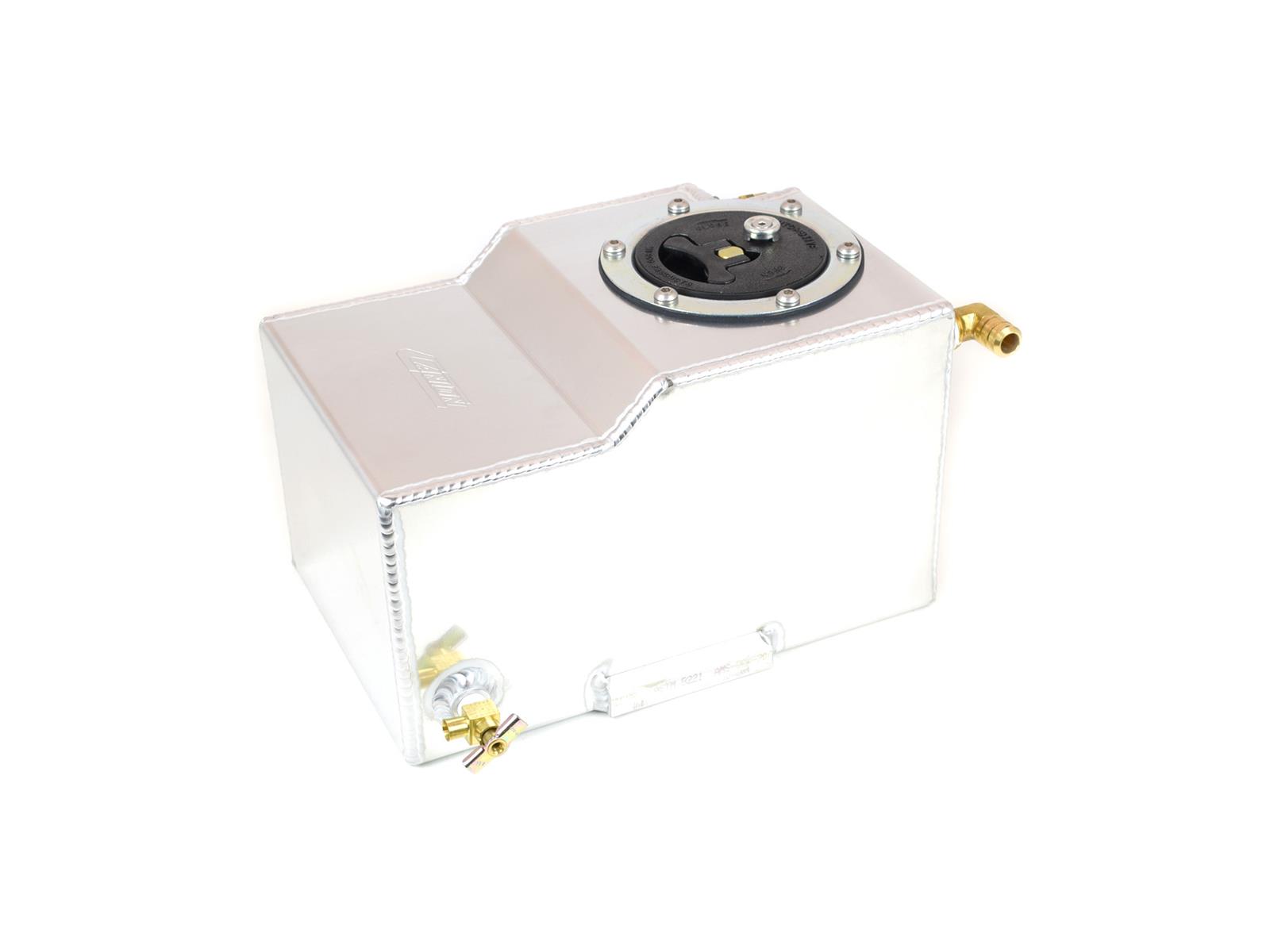 Canton Racing Supercharger Coolant Tanks for 2005-2010 MUSTANG - 80-237ND Recovery Tank, Coolant, Aluminum, Natural, Ford, Battery Box Mount, Street Use Only, Each thumbnail 2