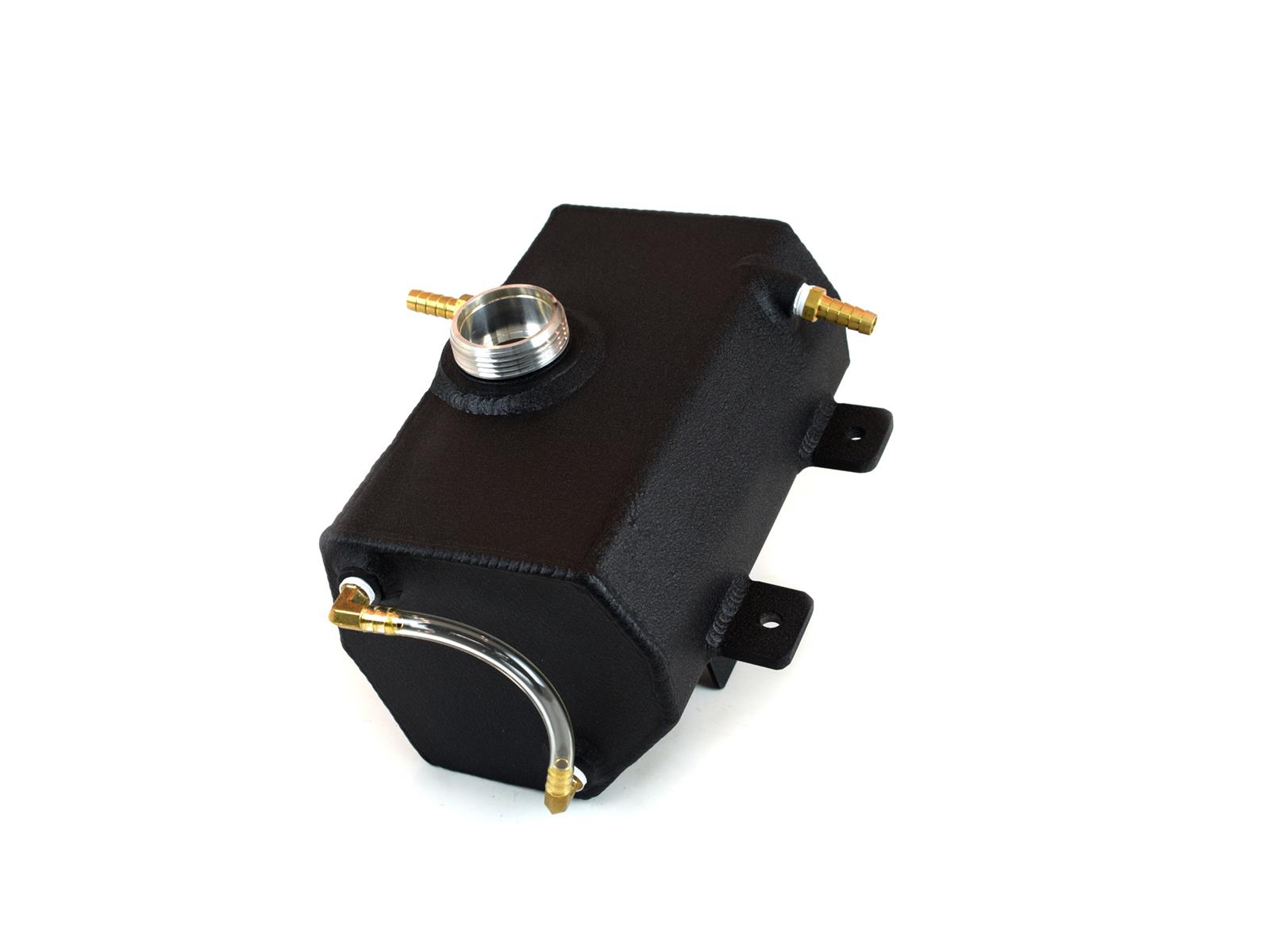 Canton Racing Coolant Expansion and Recovery Tanks for 2015-2021 MUSTANG - 80-247SBLK ALUM EXP TANK '2015-UP -STOCK CAP STYLE thumbnail 2