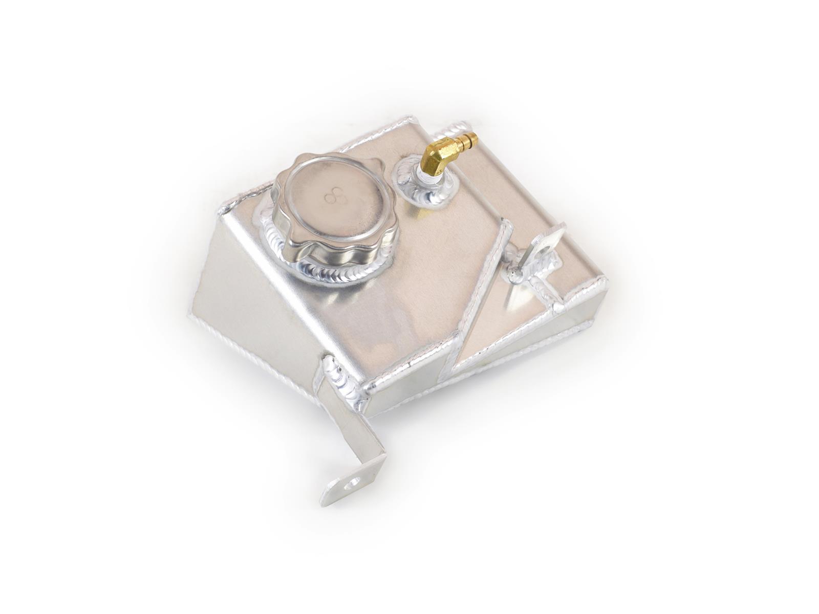 Canton Racing Coolant Expansion and Recovery Tanks for 1990-1997 MIATA - 80-275 Tank, Rectangular, Aluminum, Natural, Recirculating, Mazda, 1.6L, 1.8L, Each thumbnail 4