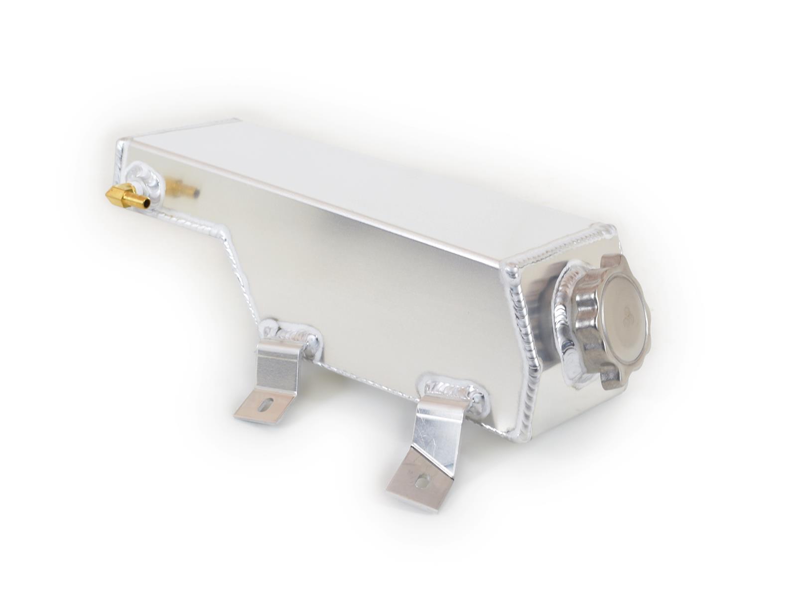 Canton Racing Coolant Expansion and Recovery Tanks 80-290 Tank, Rectangular, Aluminum, Natural, Jeep, Each thumbnail 2
